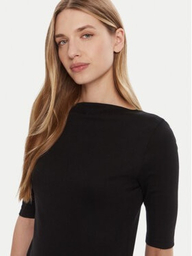 Calvin Klein Bluzka LV044C217G Czarny Slim Fit