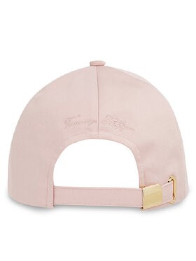 Tommy Hilfiger Czapka z daszkiem Elevated Chic Soft Cap AW0AW17138 Różowy