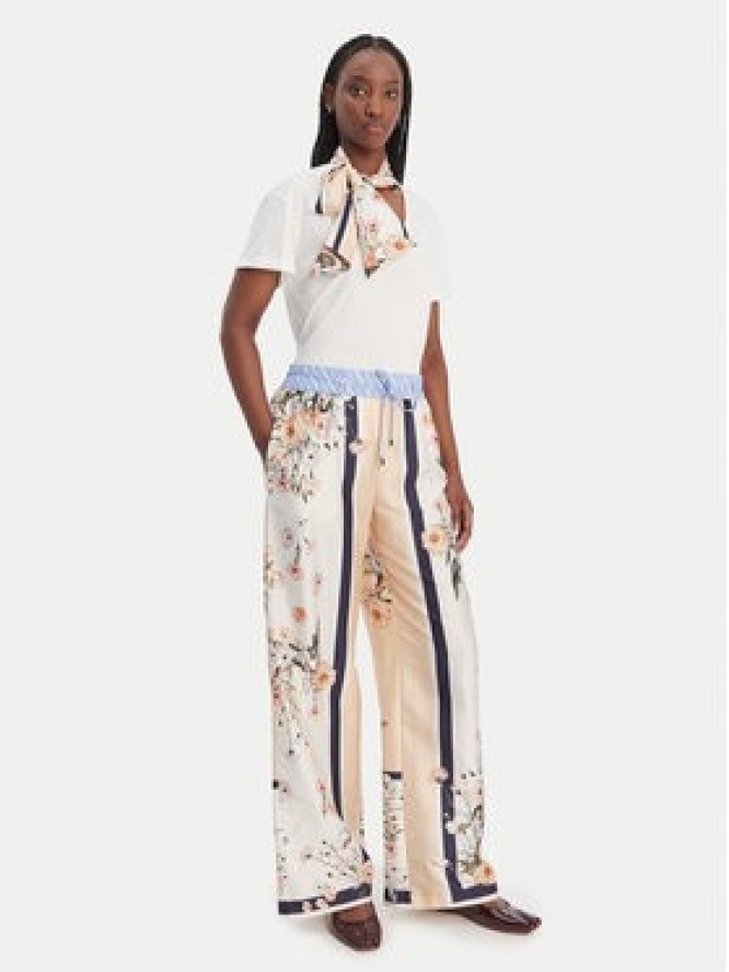 Liu Jo Spodnie materiałowe WA6358 T2555 Beżowy Relaxed Fit