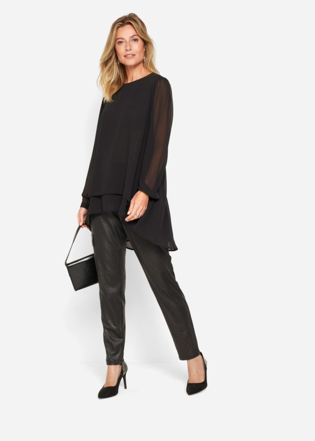 Długa tunika z dłuższym tyłem