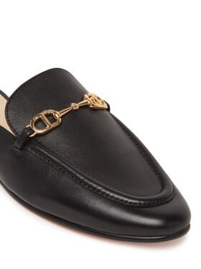 TWINSET Klapki 251TCP136 Czarny