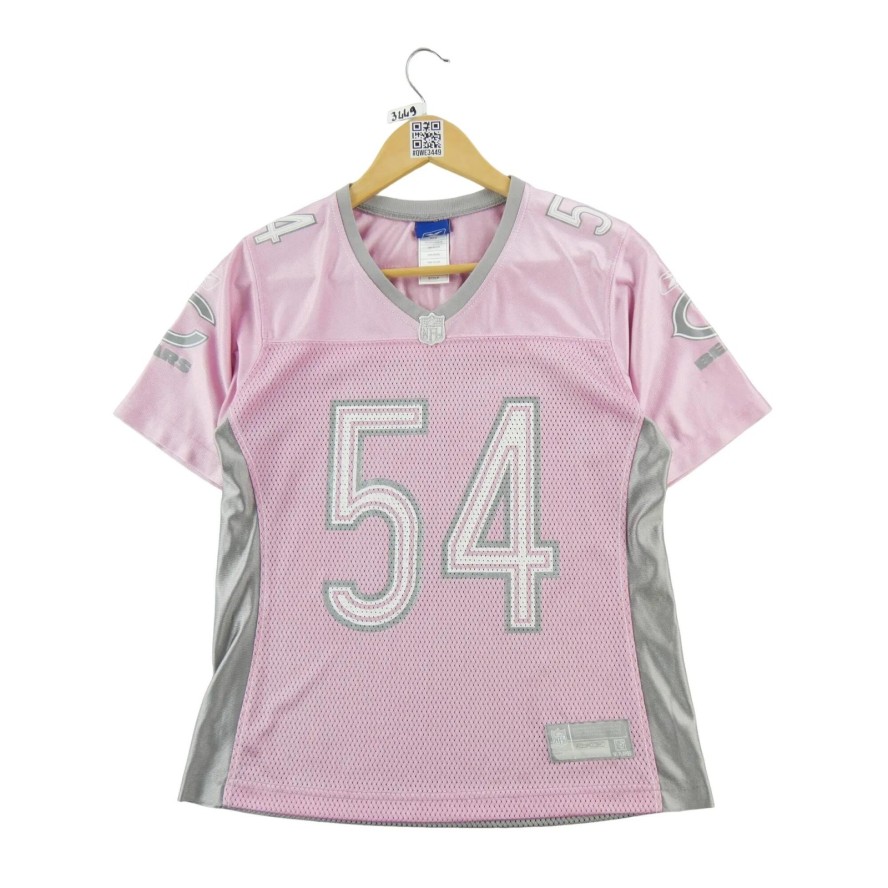 Koszulka sportowa damska Reebok NFL Chicago Bears 54 różowa