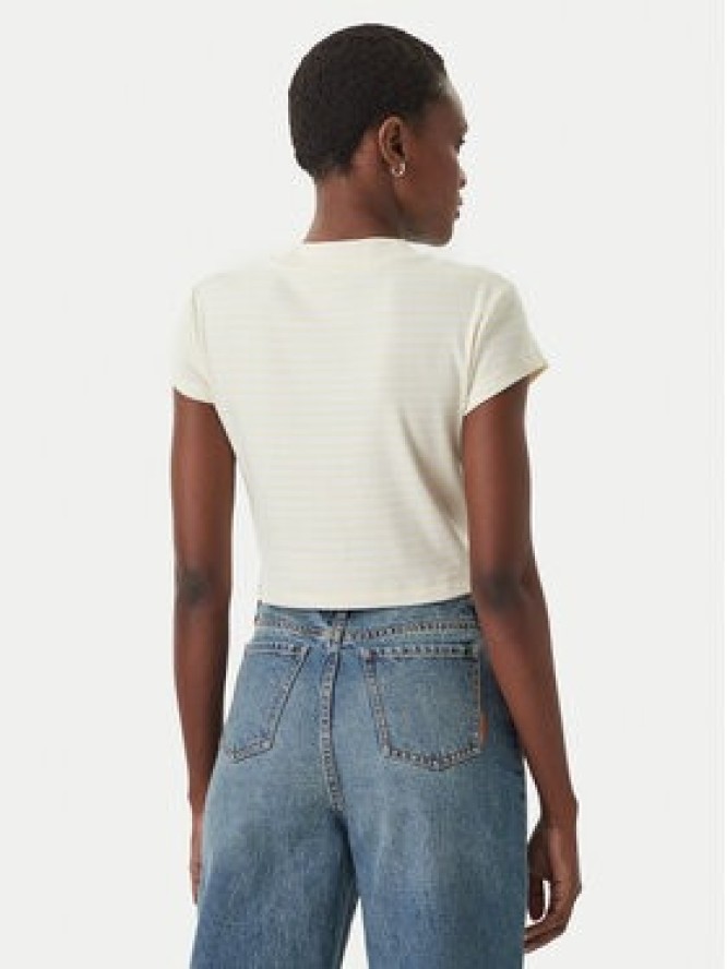 Calvin Klein Jeans T-Shirt LV047F833G Żółty Slim Fit