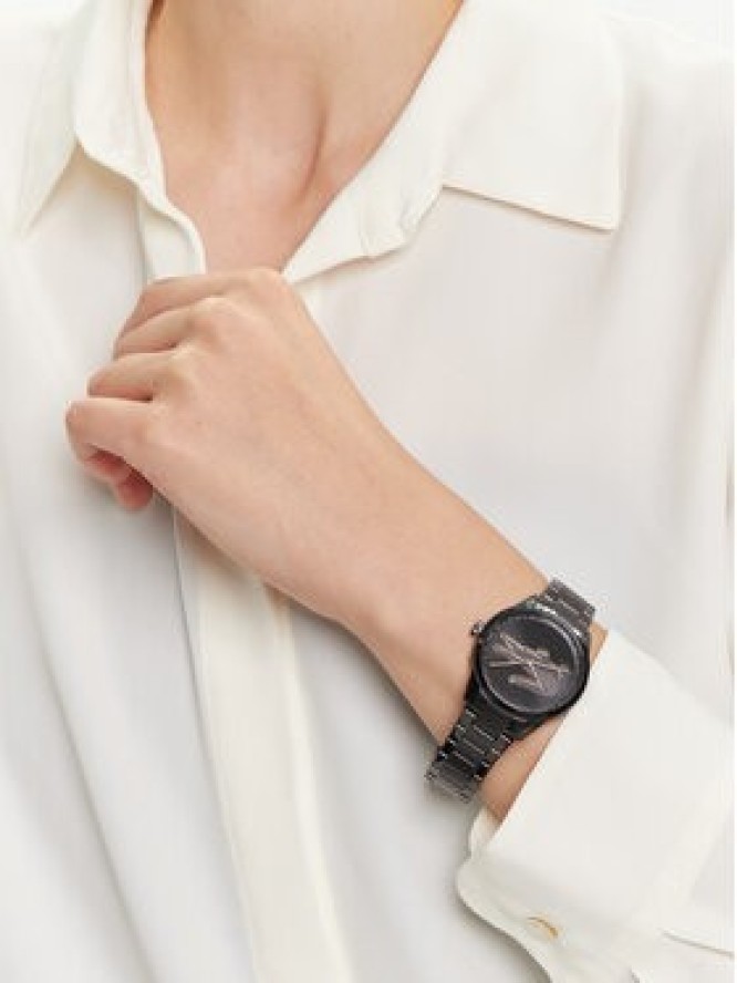 Lacoste Zegarek Ladycroc 2001192 Czarny