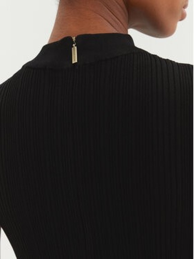 MICHAEL Michael Kors Sukienka dzianinowa MR582UN33D Czarny Slim Fit