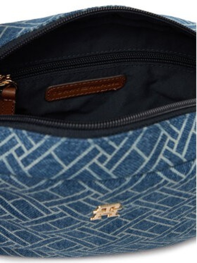 Tommy Hilfiger Torebka Popette Camera Bag Denim Flag AW0AW18610 Niebieski