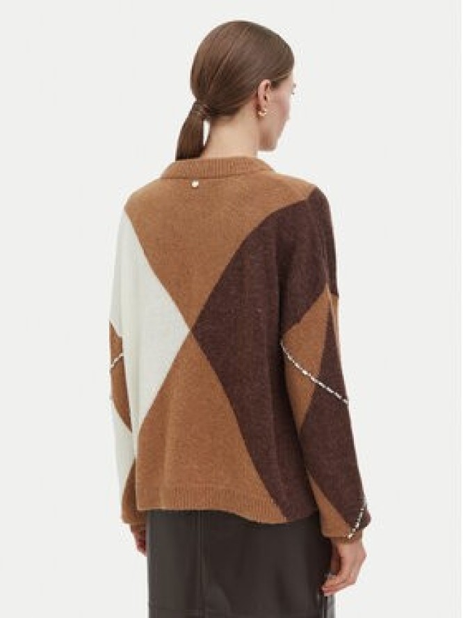 Liu Jo Sweter WF6184 MA15R Kremowy Regular Fit