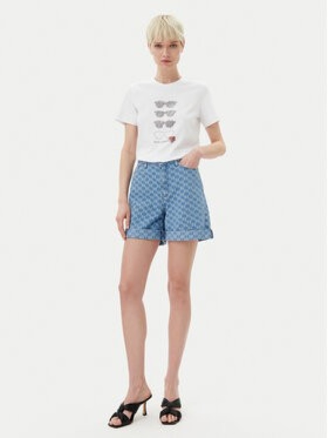 KARL LAGERFELD T-Shirt A2W17103 Biały Regular Fit