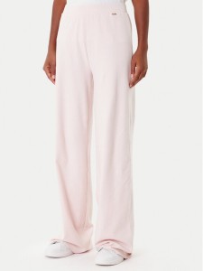 Guess Spodnie dresowe O4BB02 K7611 Różowy Regular Fit