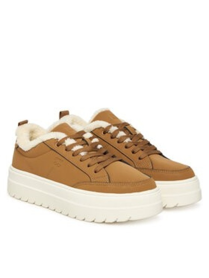 HUGO Sneakersy Lyssa Tenn 50552645 Brązowy