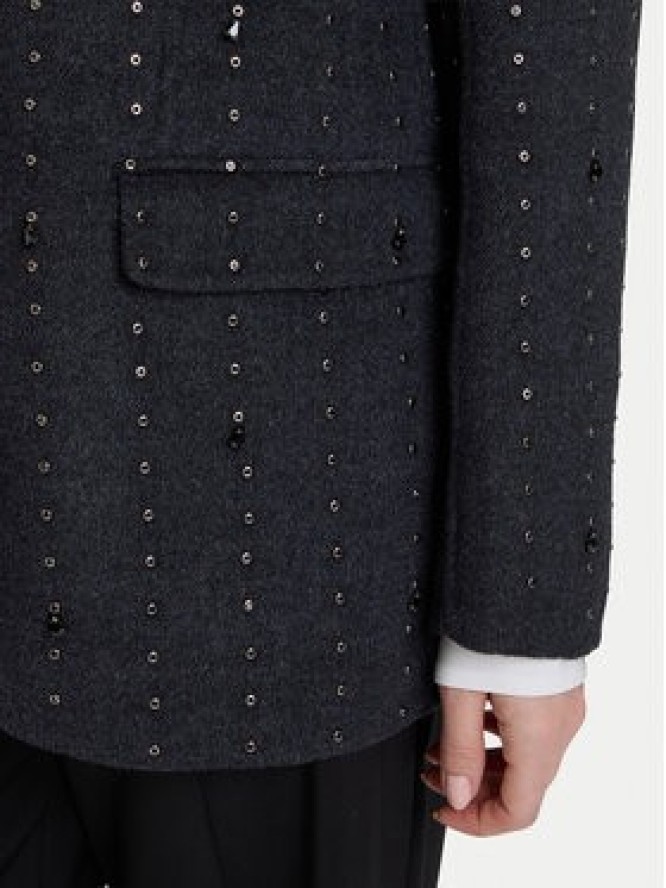 ViCOLO Marynarka TF0032 Szary Regular Fit