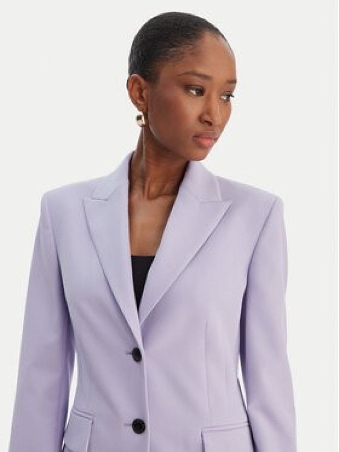 HUGO Marynarka Asmalla-1 50533901 Granatowy Slim Fit