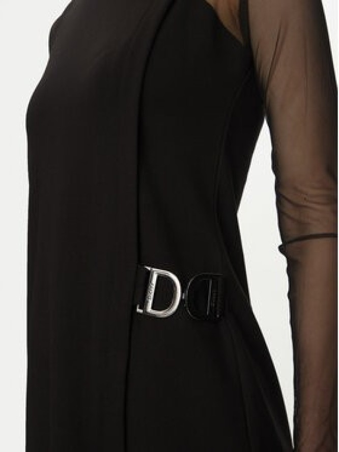 DKNY Sukienka koktajlowa DD4JBD29 Czarny Regular Fit