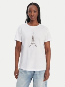 Liu Jo T-Shirt WA6413 JS904 Biały Regular Fit