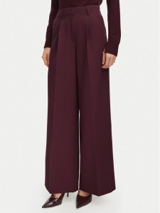 BOSS Spodnie materiałowe 50580299 Bordowy Regular Fit