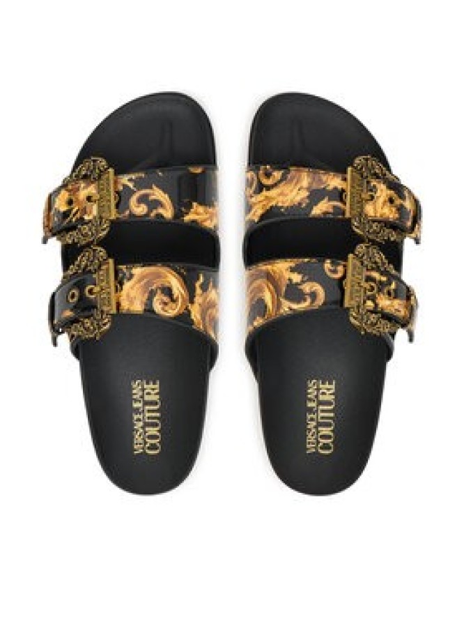 Versace Jeans Couture Klapki 80VA3SM1 ZS366 G89 Czarny