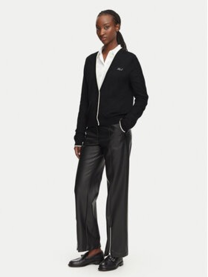 KARL LAGERFELD Kardigan B3W18038 Czarny Regular Fit