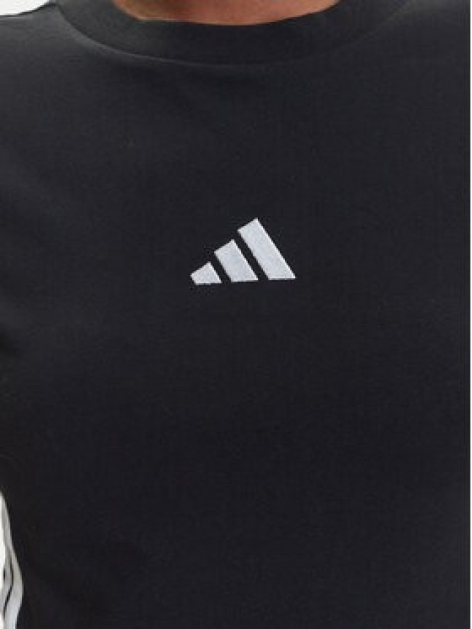 adidas T-Shirt Essentials 3-Stripes JC8325 Czarny Slim Fit
