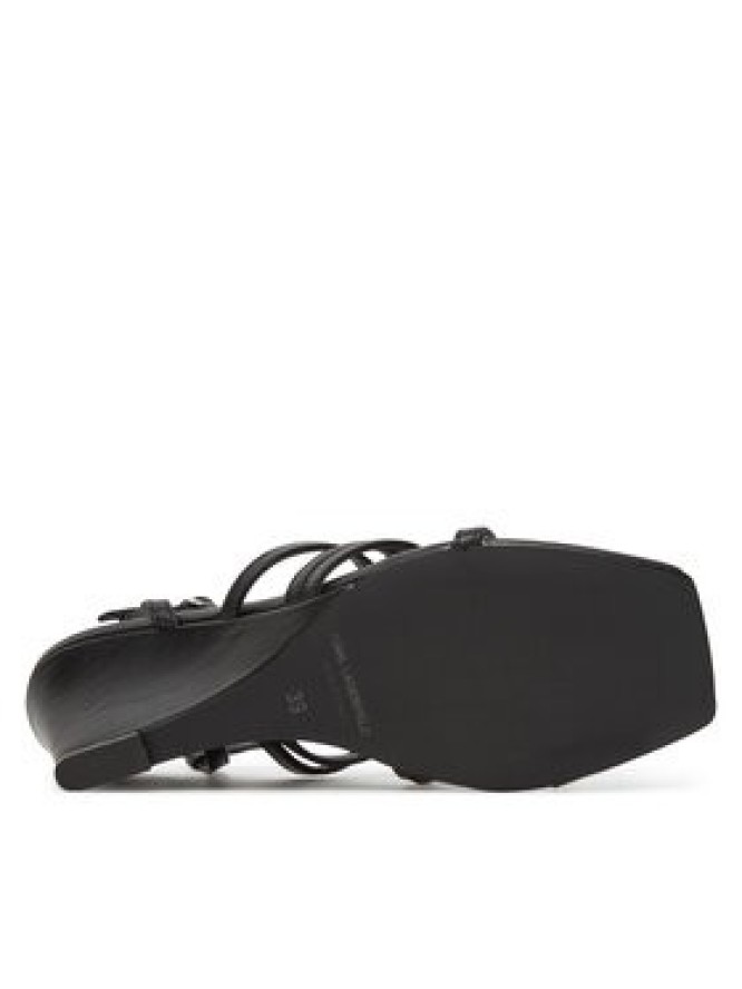 KARL LAGERFELD Sandały KL34425 Czarny