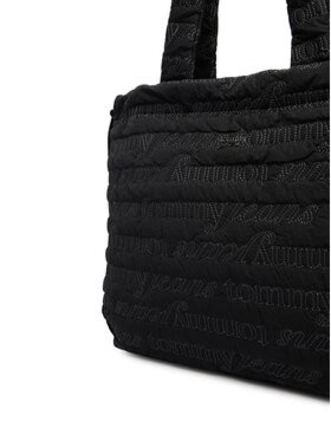 Tommy Jeans Torebka Tjw Icon Nylon Tote Aop AW0AW18649 Czarny