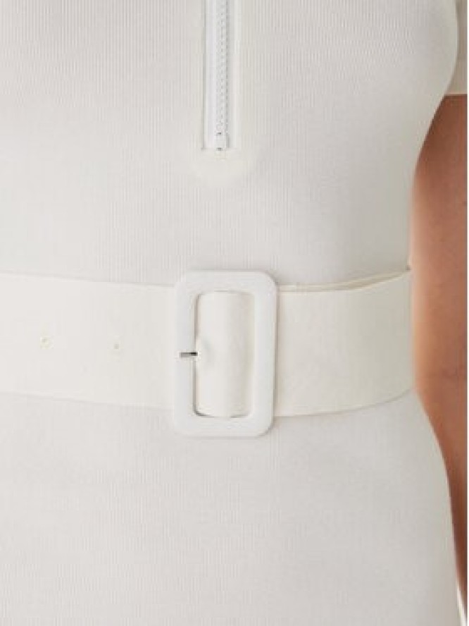 Guess Sukienka dzianinowa V6RK08 Z4642 Biały Slim Fit