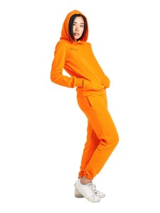 Bluza z bawełna z kaptur na co dzień na siłownię