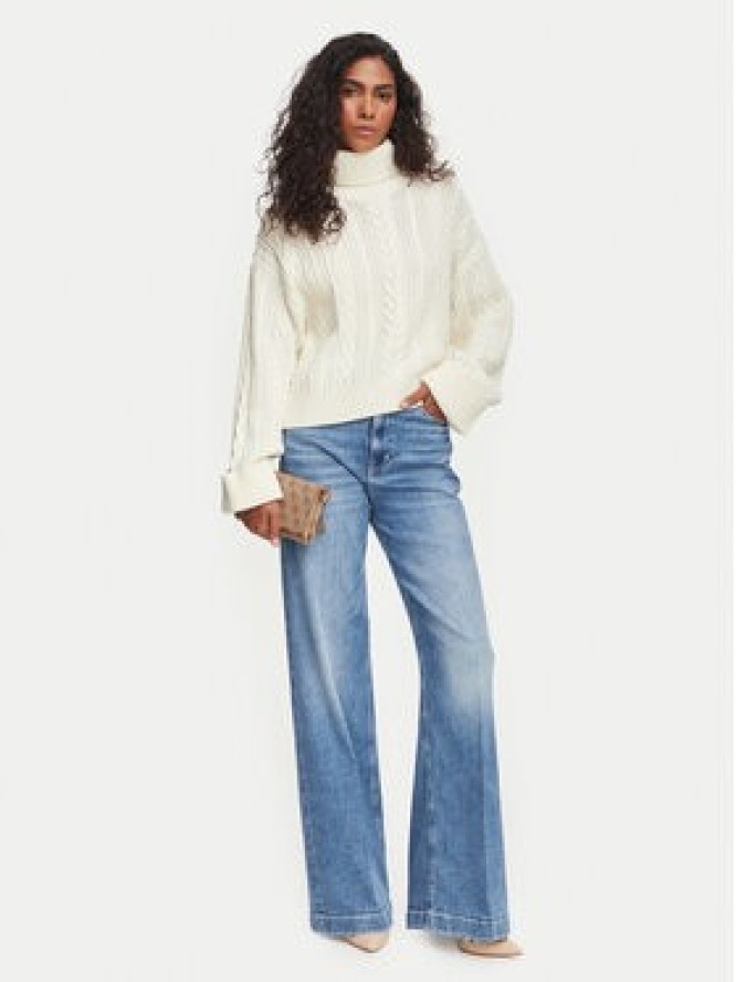 Guess Jeansy W6YA1C D1337 Niebieski Wide Leg