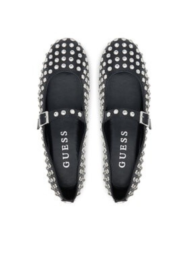 Guess Baleriny FLTKDL ELE02 Czarny