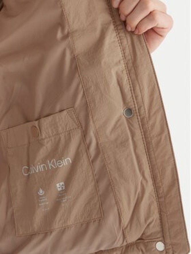 Calvin Klein Jeans Kurtka puchowa LV044D522G Beżowy Regular Fit