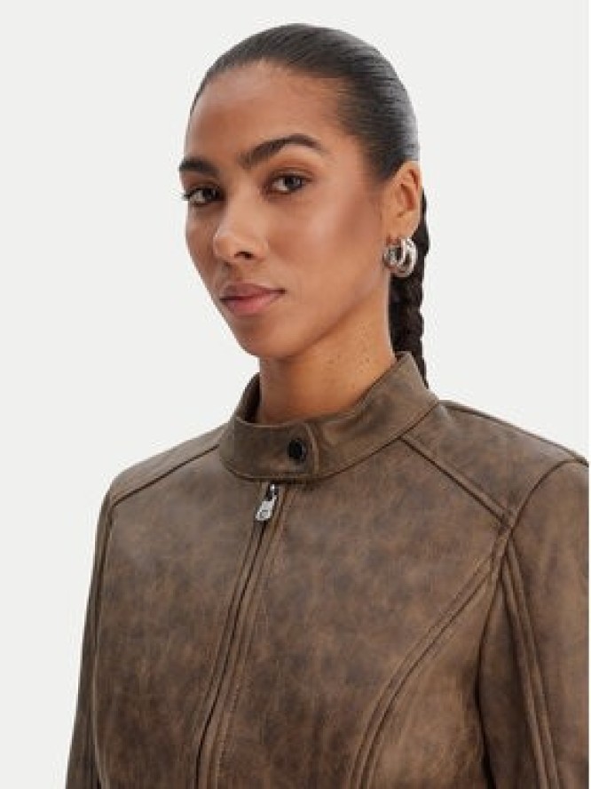 Desigual Kurtka przejściowa 26SWEW10 Brązowy Regular Fit