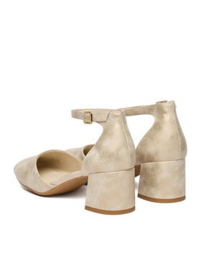 Rieker Czółenka 44762-91 Złoty