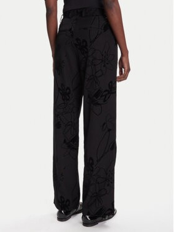 Desigual Spodnie materiałowe Flock 25WWPW05 Czarny Regular Fit