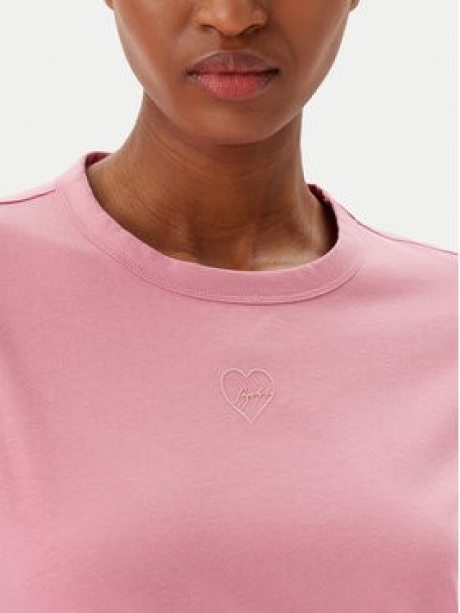 BOSS T-Shirt C_Elogo_21 50540260 Różowy Slim Fit