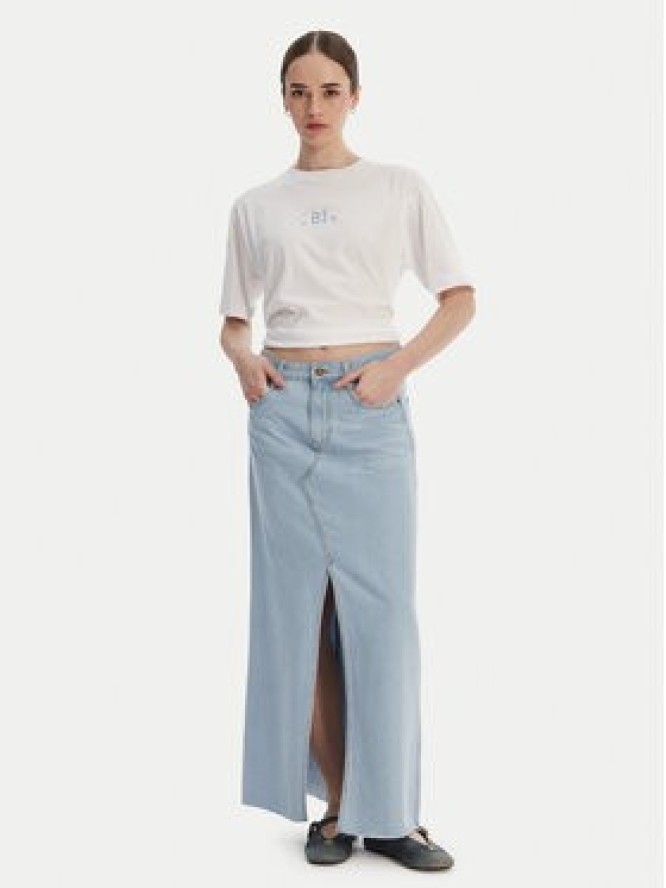 Guess Jeans T-Shirt W6RI20 K8HM0 Biały Oversize