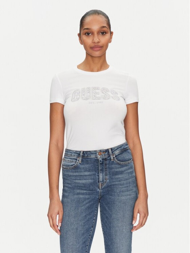 Guess T-Shirt 172699 Biały Classic Fit