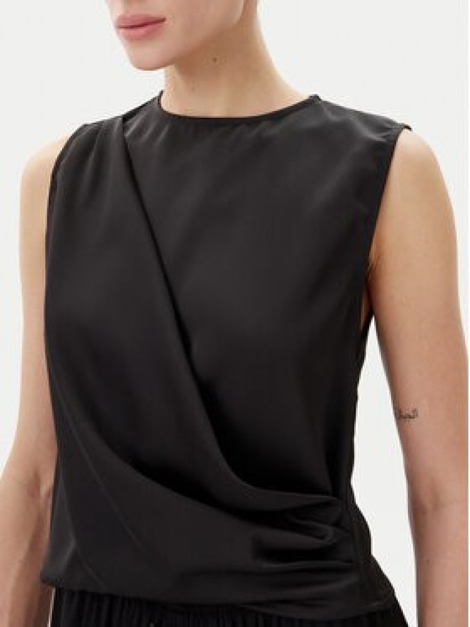 Eleh Bluzka ESS250183 Czarny Regular Fit