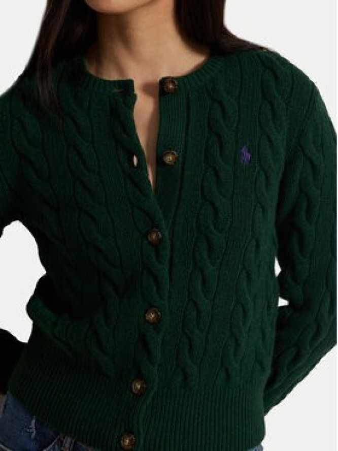 Polo Ralph Lauren Kardigan 211972104008 Zielony Slim Fit