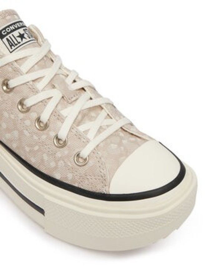 Converse Trampki Chuck Taylor All Star Lift Double Stack Platform Deer A17884C Beżowy