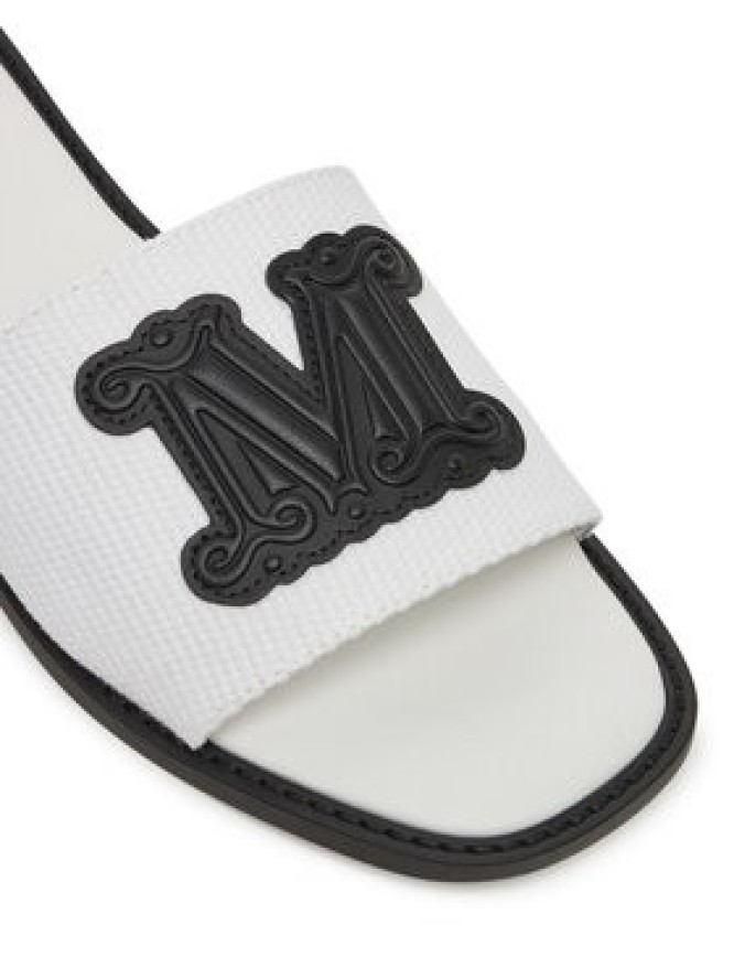 Max Mara Beachwear Klapki 2516521019600 Biały