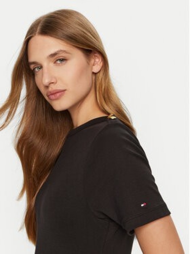 Tommy Hilfiger Sukienka codzienna WW0WW43838 Czarny Regular Fit