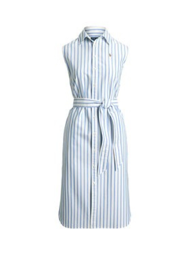 Polo Ralph Lauren Sukienka koszulowa 211973767001 Błękitny Regular Fit