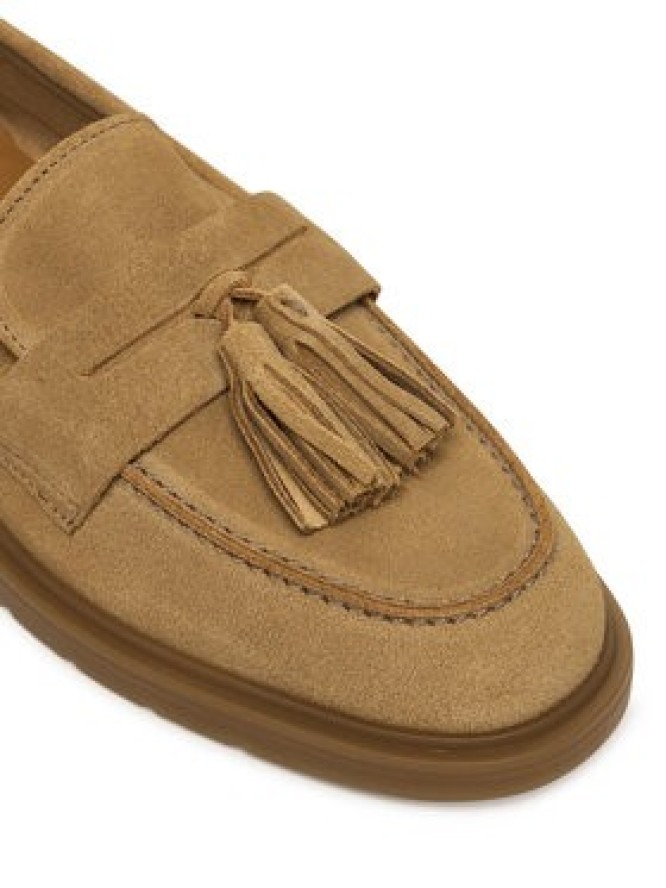 Tommy Hilfiger Mokasyny Light Suede Tassel Loafer FW0FW09285 Brązowy