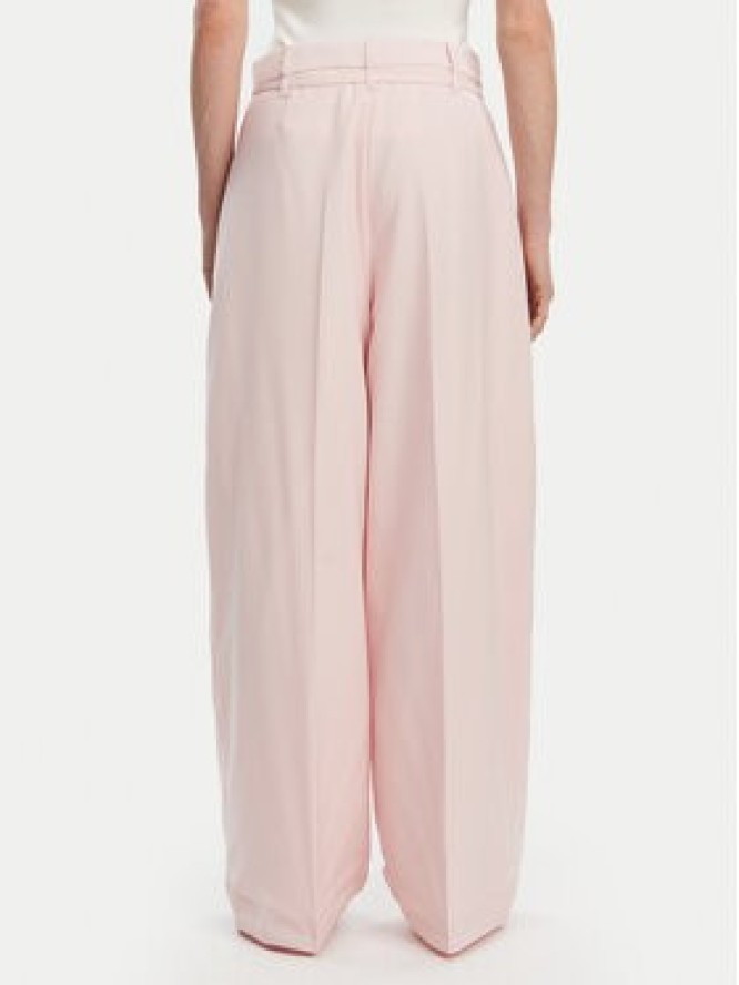 BOSS Spodnie materiałowe 50537404 Różowy Regular Fit