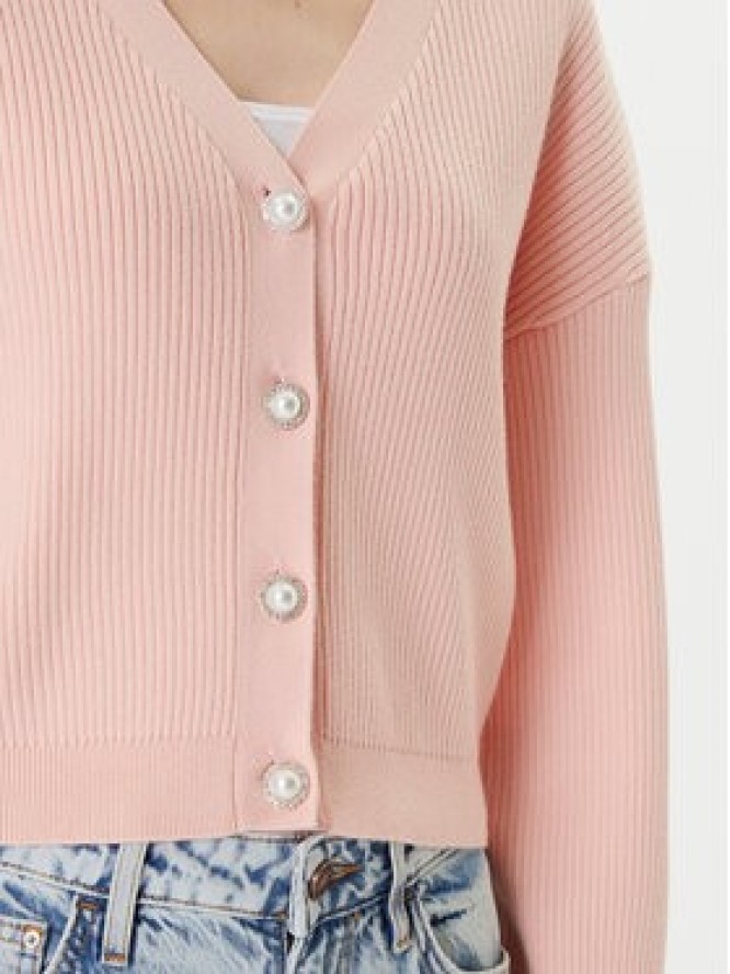 Guess Kardigan W5YR07 Z2ZK2 Różowy Oversize