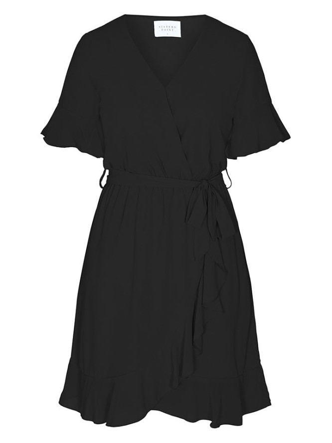 SisterS point Sukienka w kolorze czarnym rozmiar: L