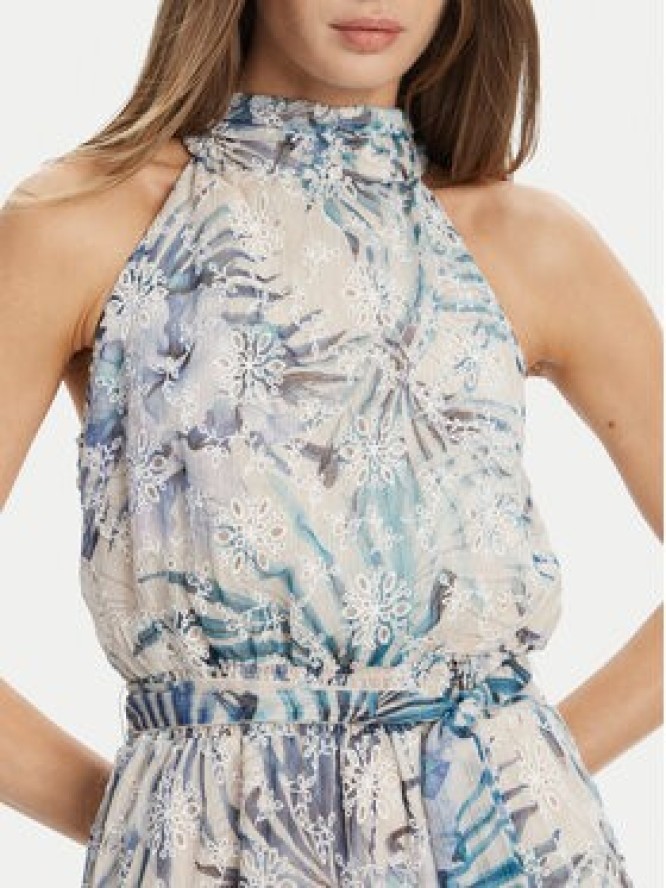 Guess Sukienka letnia W5GK15 W0WA2 Niebieski Regular Fit