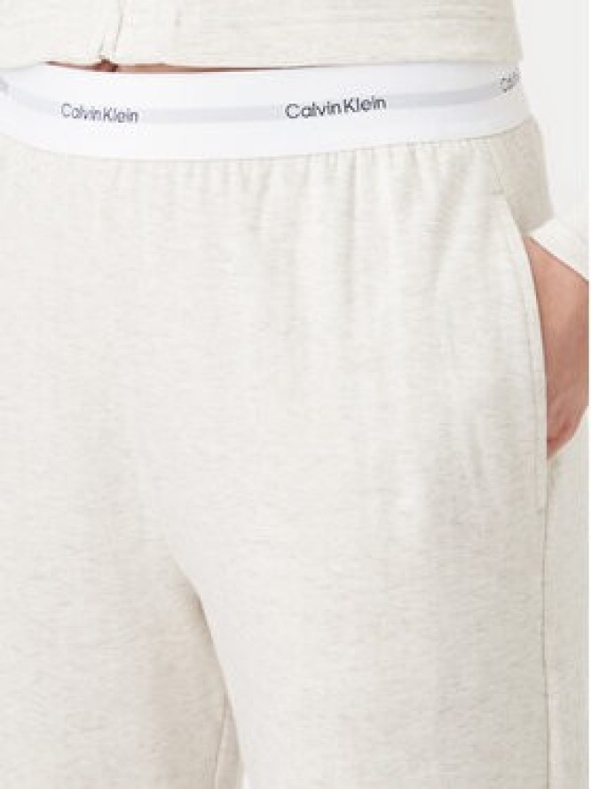 Calvin Klein Underwear Spodnie dresowe 000QS7271E Beżowy Regular Fit