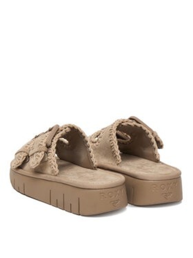 Roxy Klapki CWBEOB-HY62277-10 Beżowy