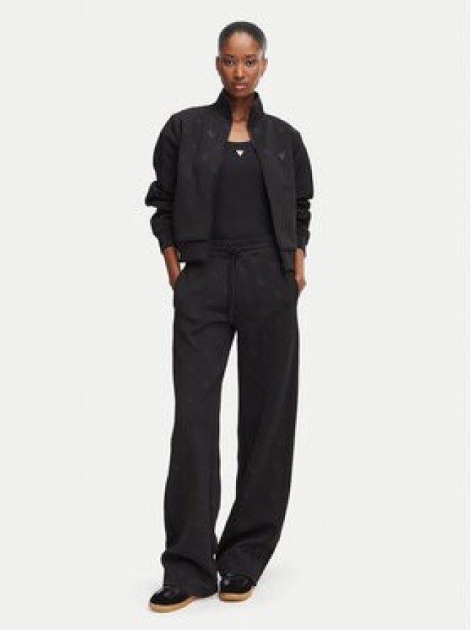 Guess Spodnie dresowe V6YB10 K4295 Czarny Regular Fit