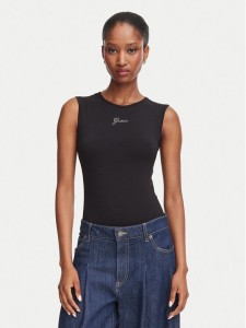 Guess Top W6YP17 K3881 Czarny Regular Fit